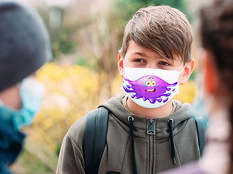 Custom Face Mask (Kids Size) Printing - kv2 - Face Mask Printing by Vancouver Face Mask