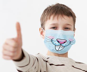 Custom Printed Face Mask in Kids Size - Vancouver Face Mask .com