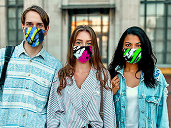 Custom Face Mask (college / university students) Printing - v7 - Face Mask Printing by Vancouver Face Mask