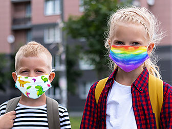 Custom Face Mask (Kids Size) Printing - kv5 - Face Mask Printing by Vancouver Face Mask