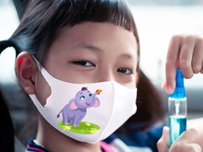 Super Comfortable 3D Face Mask (Kids Size) - Custom Kids Face Mask Printing by Vancouver Face Mask